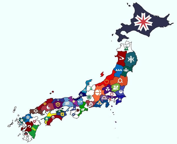Флаги и гербы японских префектур (Часть 2)